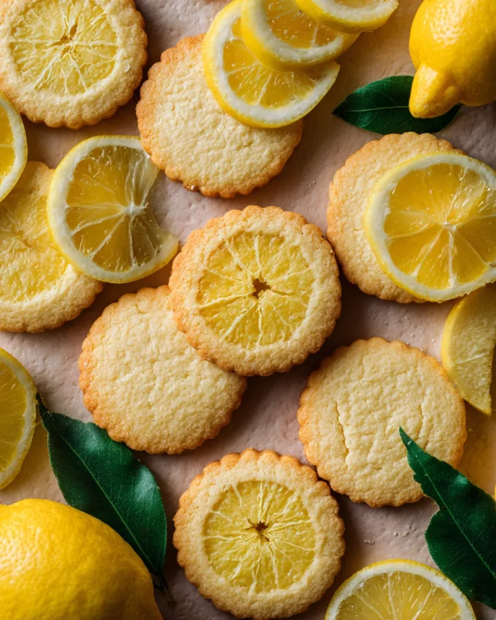 Lemon Shortbread Cookies