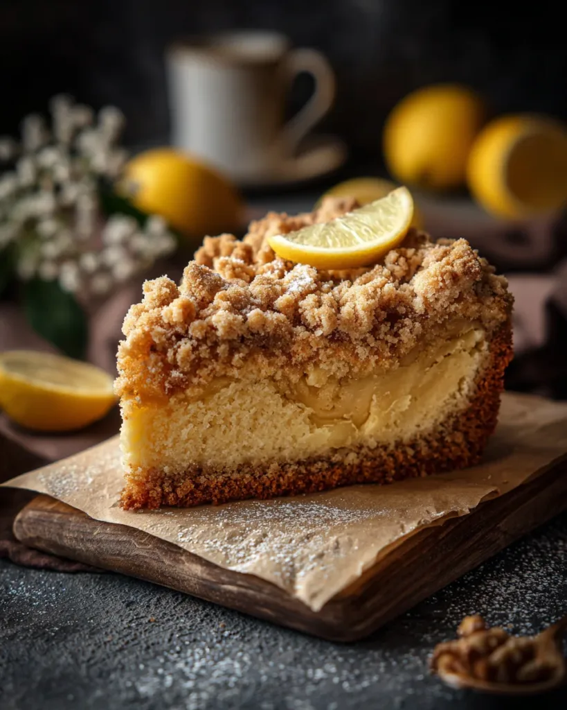 Lemon Streusel Cake