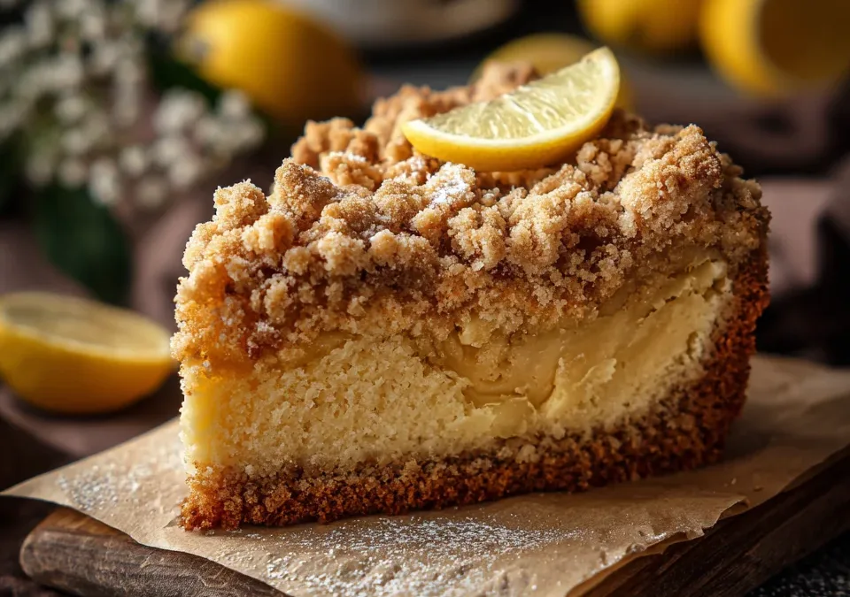Lemon Streusel Cake