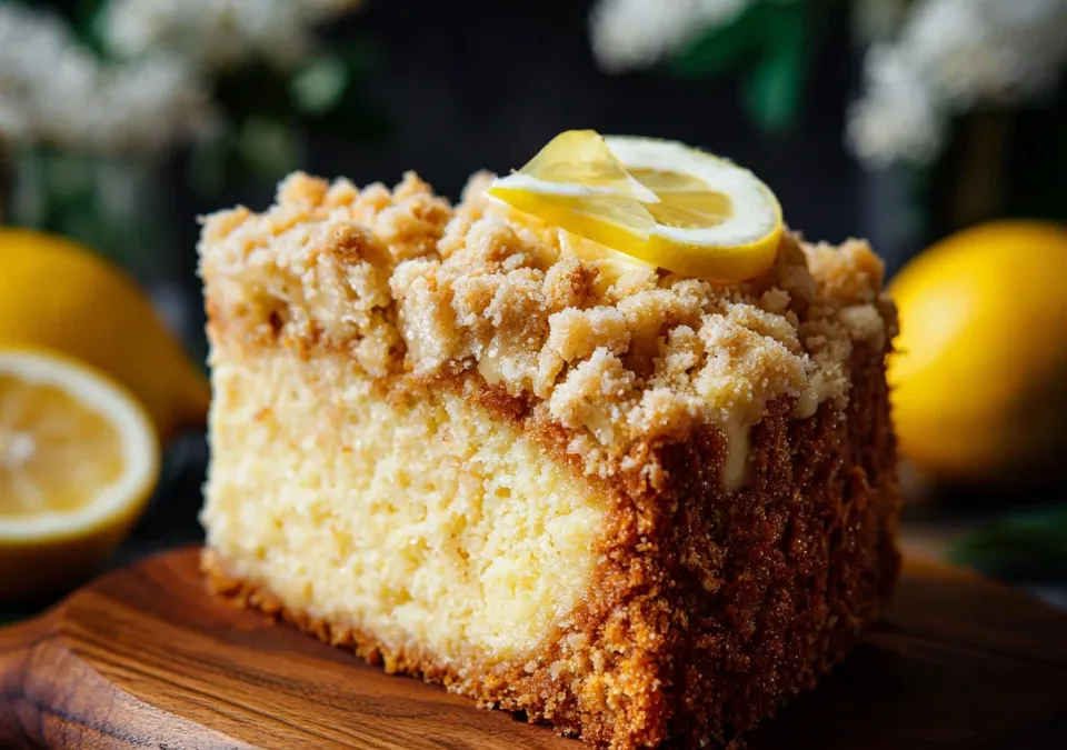Lemon Streusel Cake