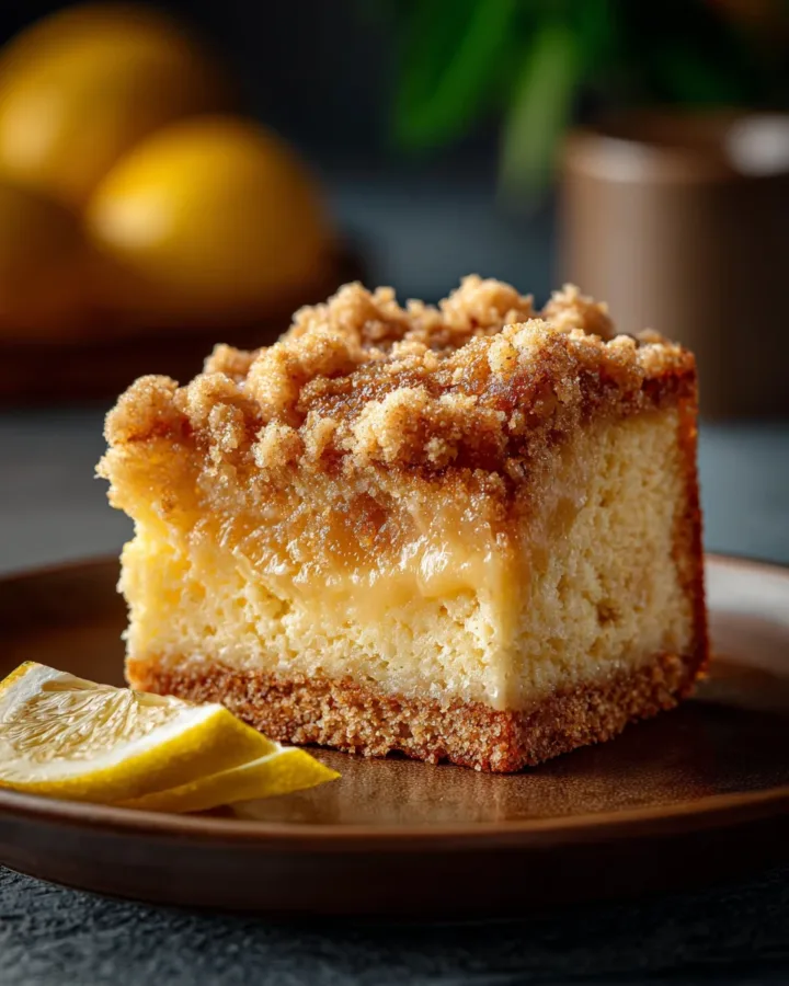 Lemon Streusel Cake