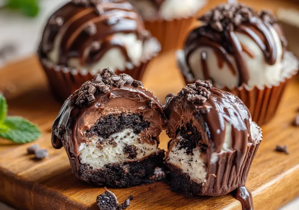Mini Oreo Truffle Cakes