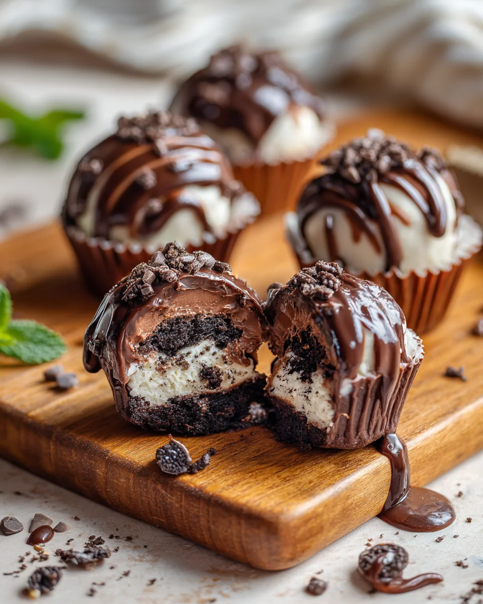 Mini Oreo Truffle Cakes