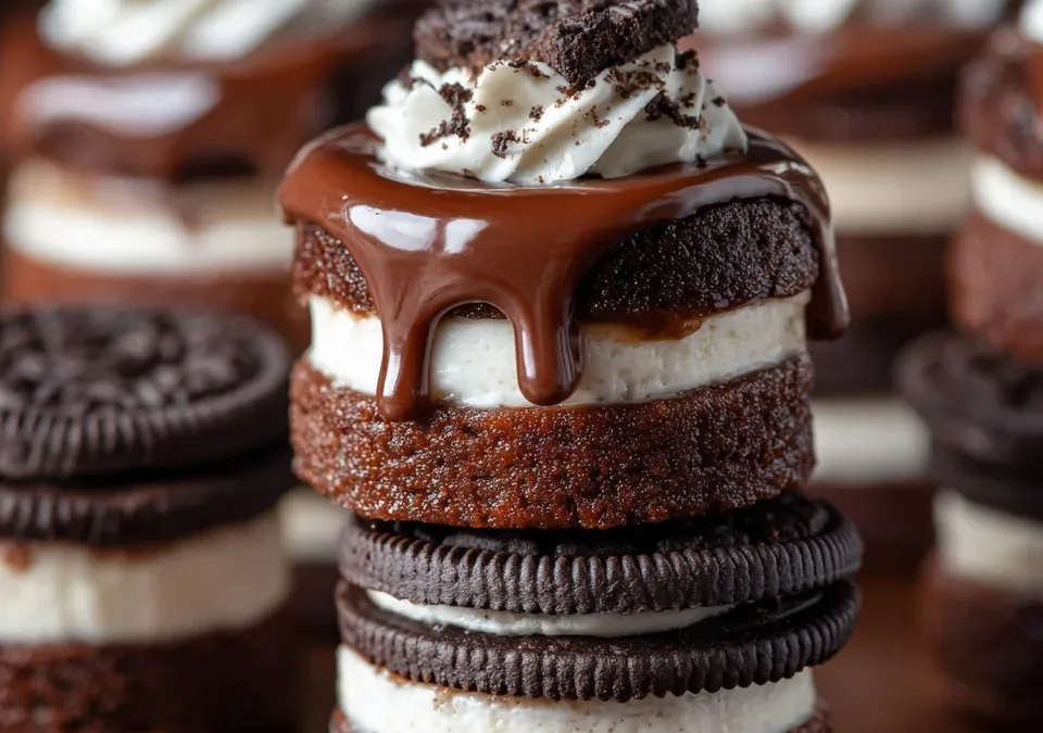 Mini Oreo Truffle Cakes