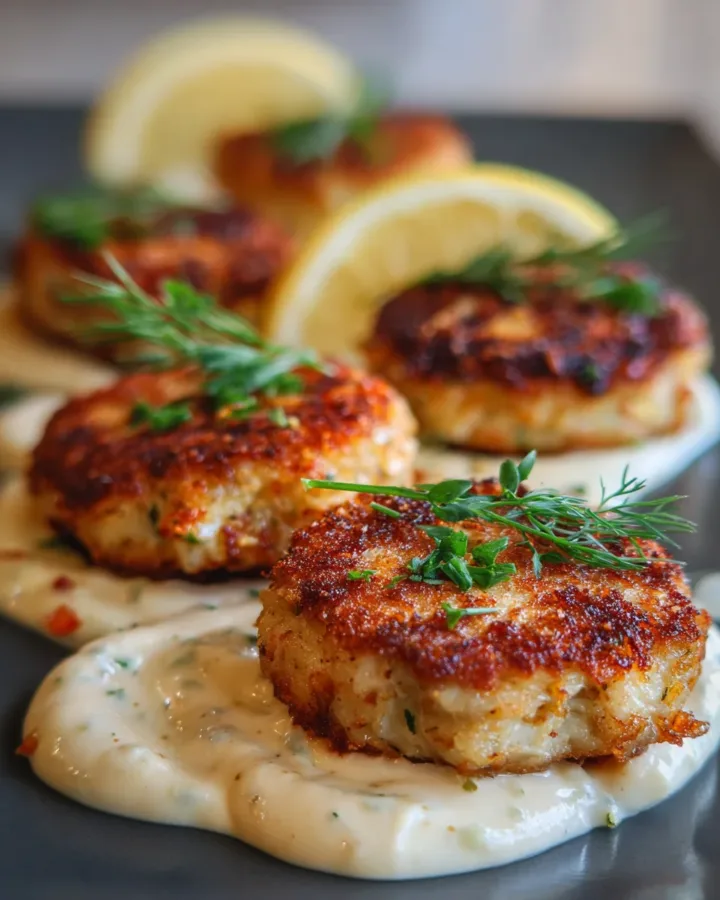 Miniature Crab Cakes with Lemon Aioli