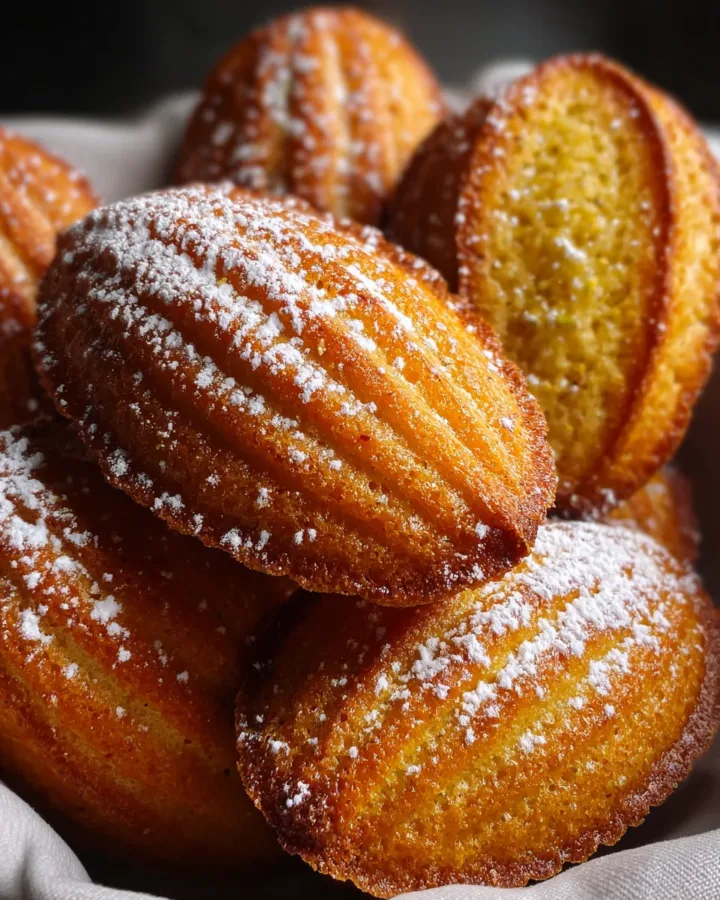 Orange Cardamom Madeleines