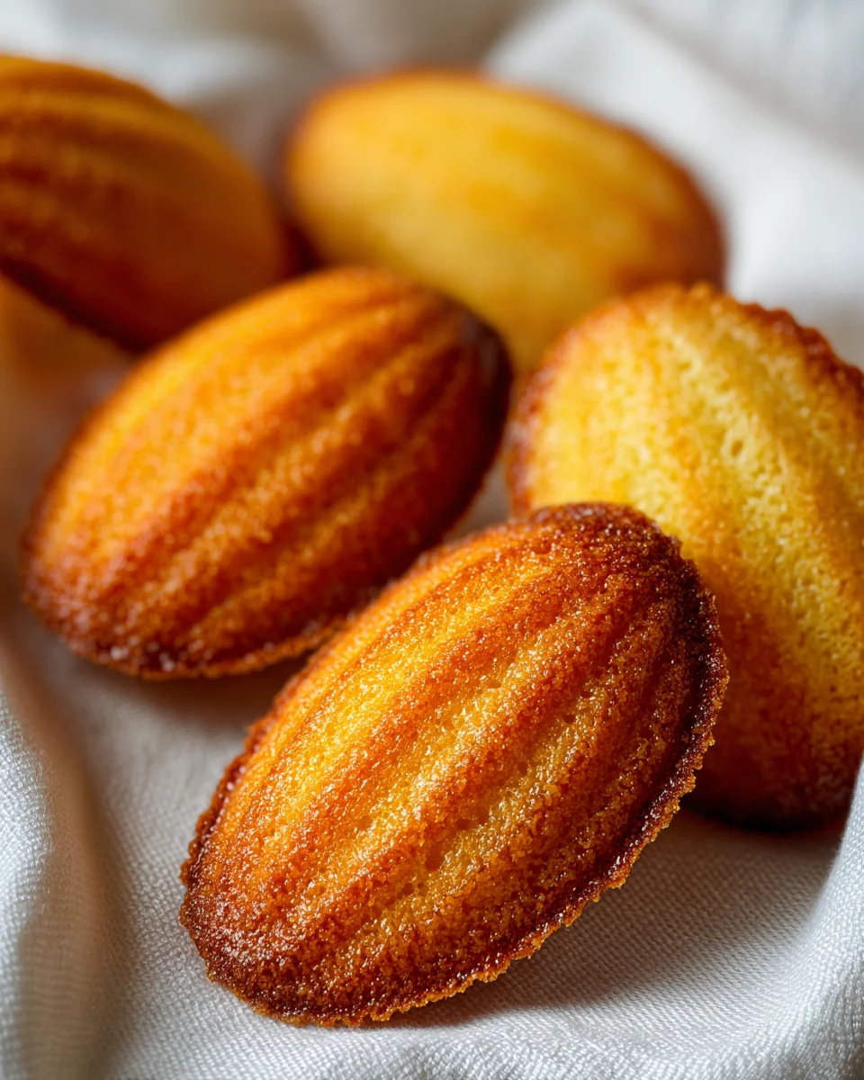 Orange Cardamom Madeleines