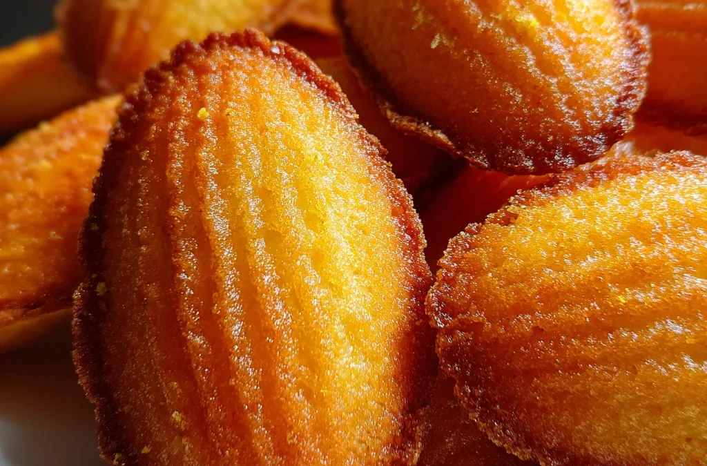 Orange Cardamom Madeleines