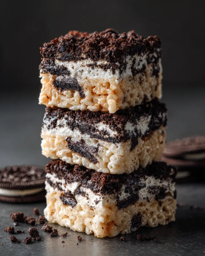 Oreo Rice Krispies Treats