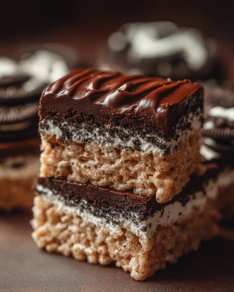 Oreo Rice Krispies Treats