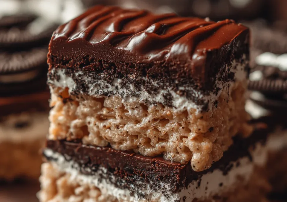 Oreo Rice Krispies Treats