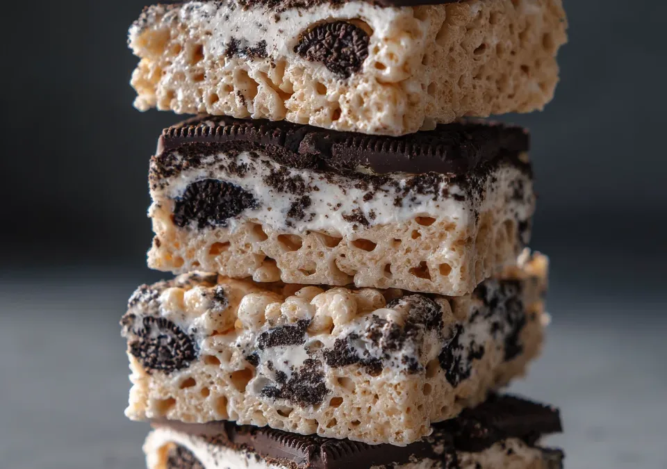 Oreo Rice Krispies Treats