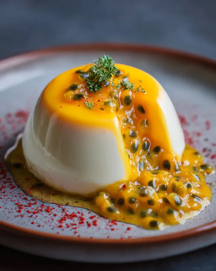 Passion Fruit Panna Cotta