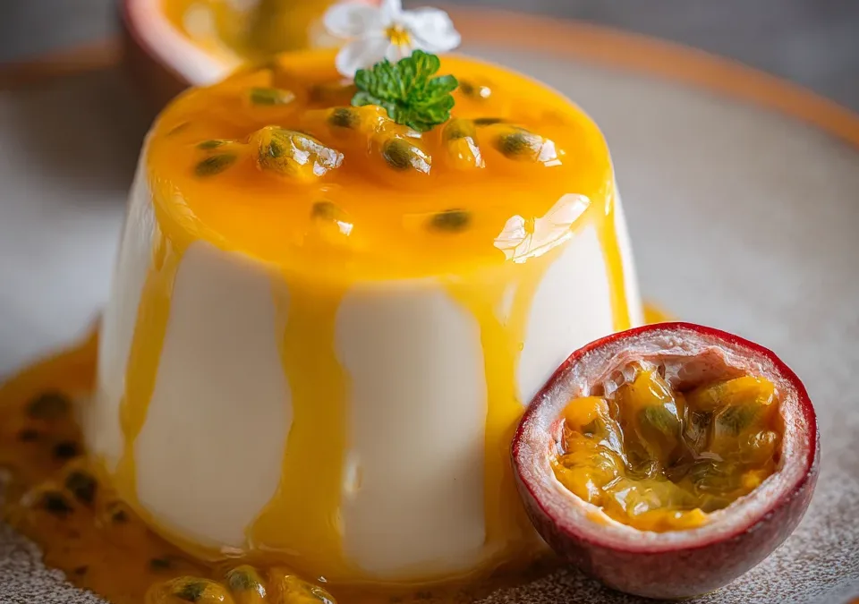 Passion Fruit Panna Cotta