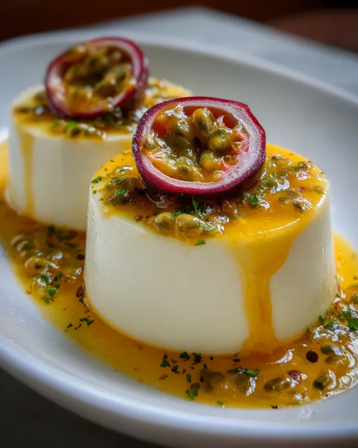 Passion Fruit Panna Cotta