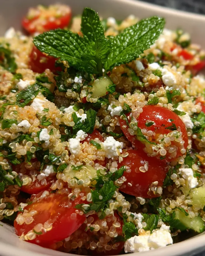 Quinoa Tabbouleh with Feta and Mint