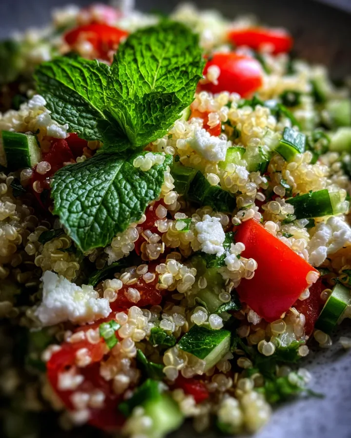 Quinoa Tabbouleh with Feta and Mint
