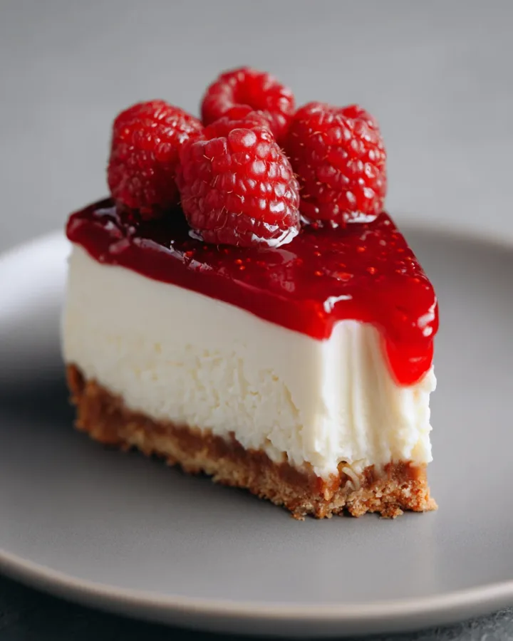 Raspberry Vegan Cheesecake