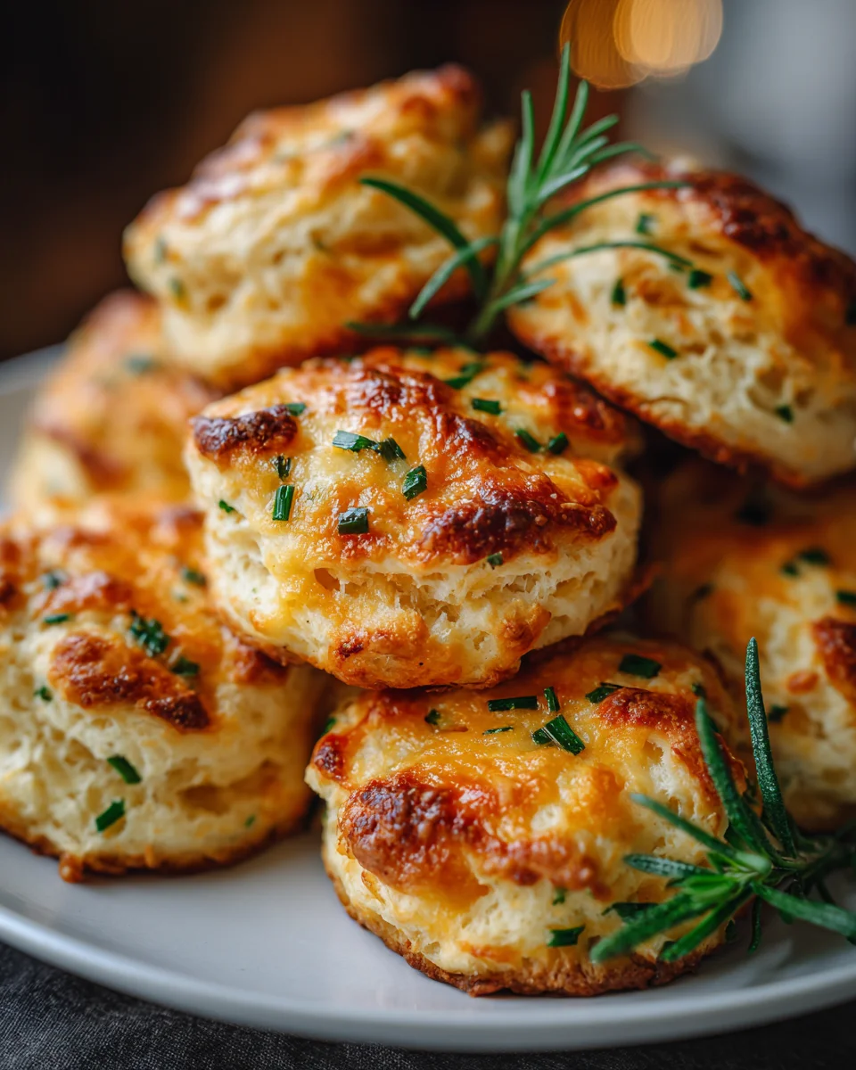 Savory Cheddar and Chive Biscuits