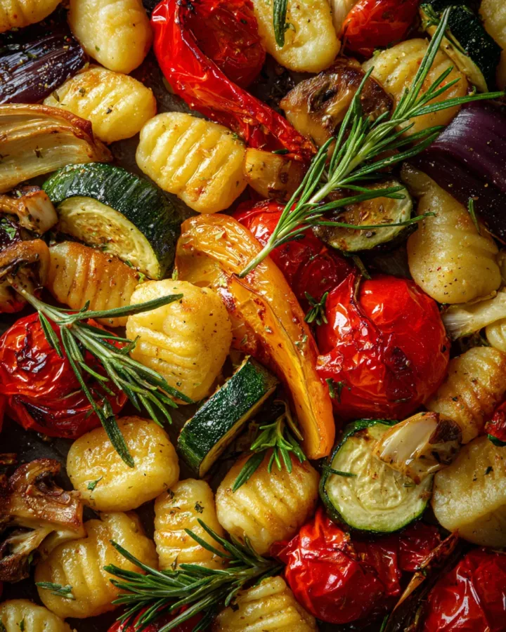 Sheet Pan Gnocchi with Roasted Vegetables
