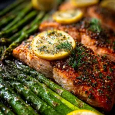 Sheet Pan Lemon Herb Salmon and Asparagus: A Zesty, Quick, and Flavorful Dinner Recipe