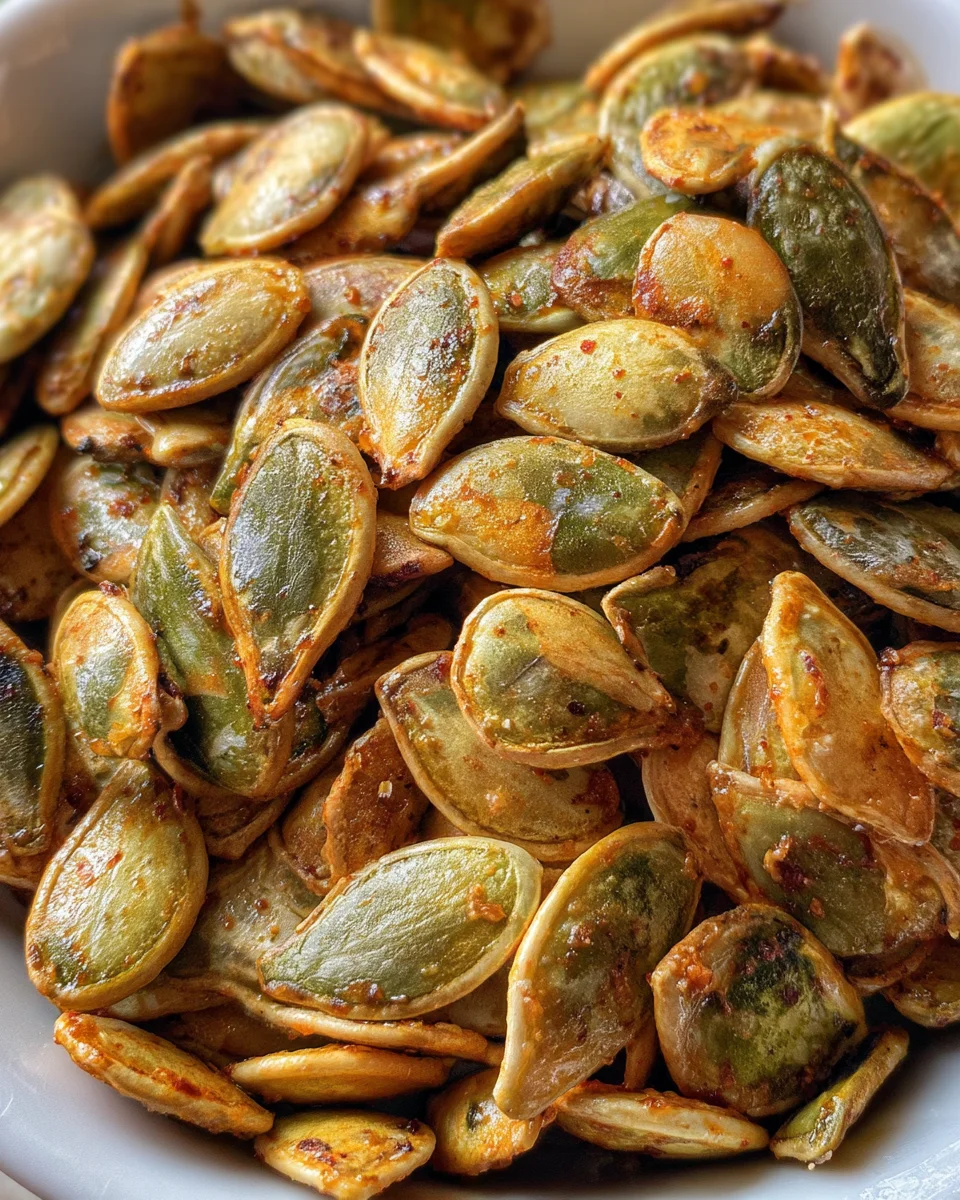 Spiced Roasted Pumpkin Seeds