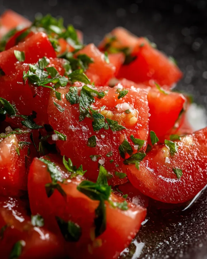 Spicy Watermelon Tomato Salad