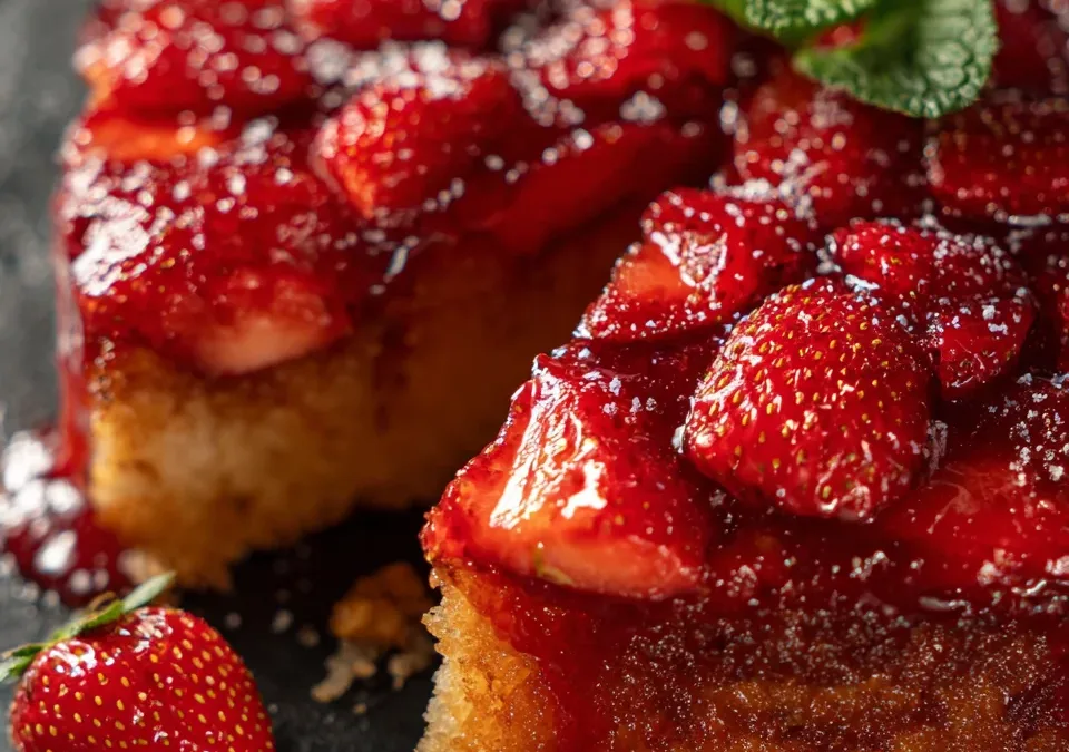 Strawberry Upside Down Cake