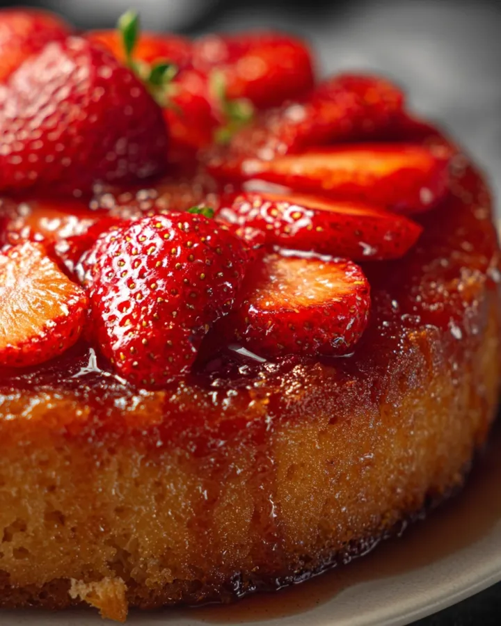 Strawberry Upside Down Cake
