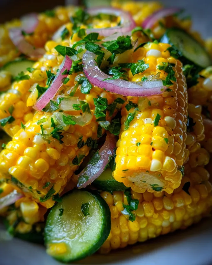 Summer Corn Salad with Chile Lime Dressing