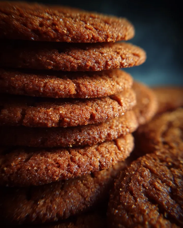 Thin and Crispy Gingersnap Cookies