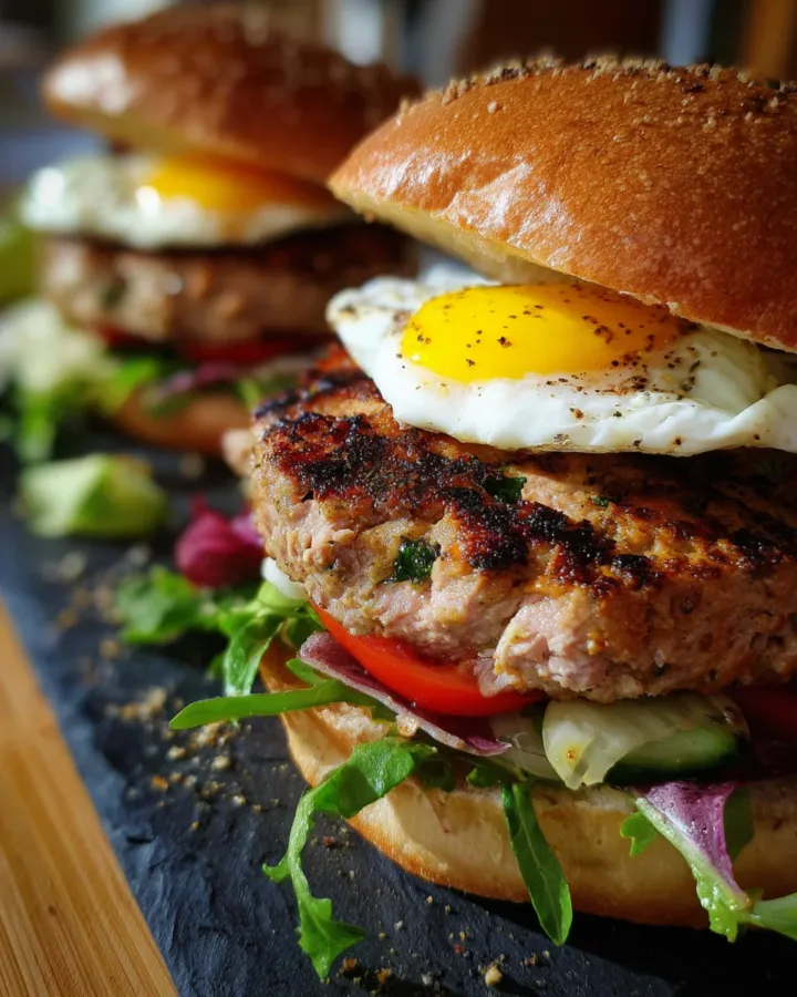 Tuna Niçoise Burgers