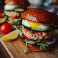 Tuna Niçoise Burgers – A Vibrant Twist on the Classic Niçoise Salad