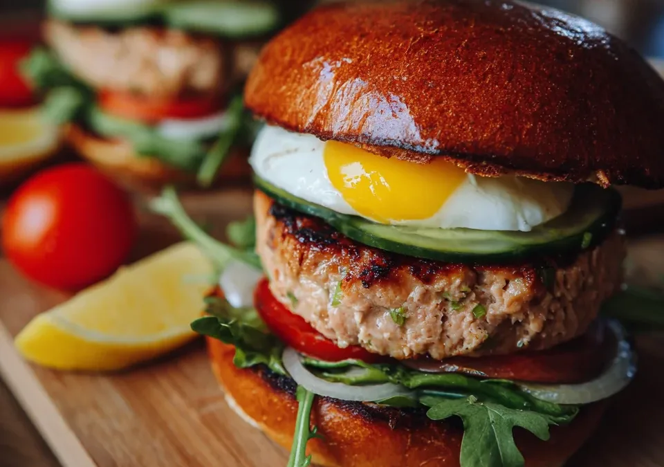 Tuna Niçoise Burgers