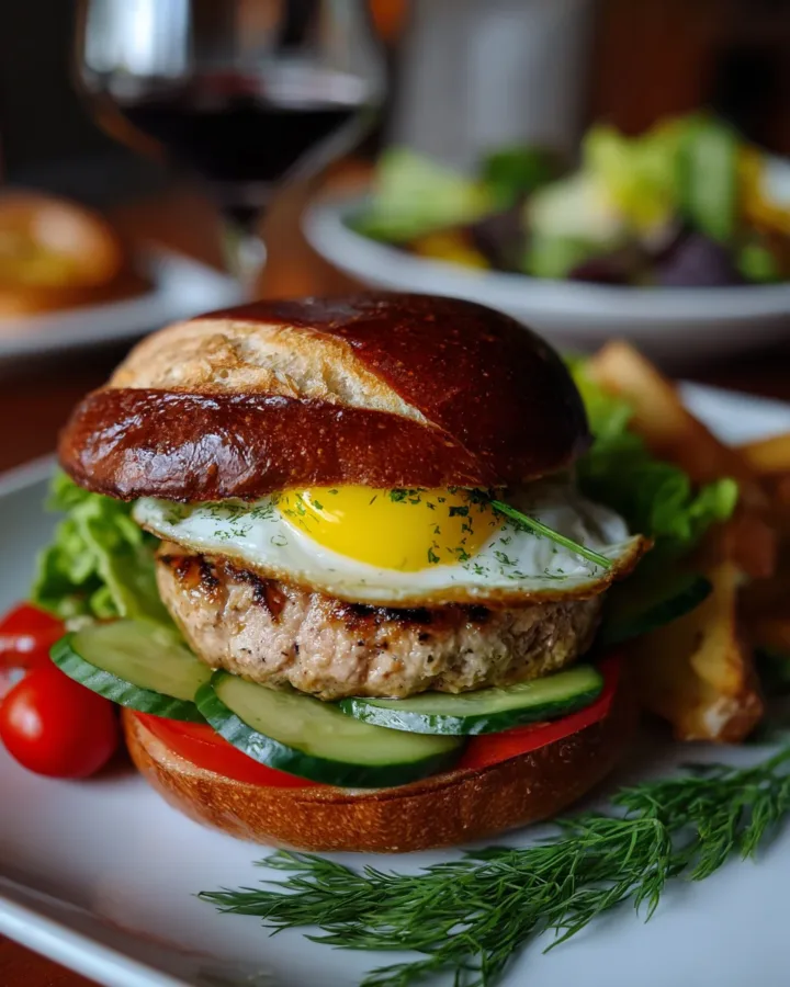 Tuna Niçoise Burgers