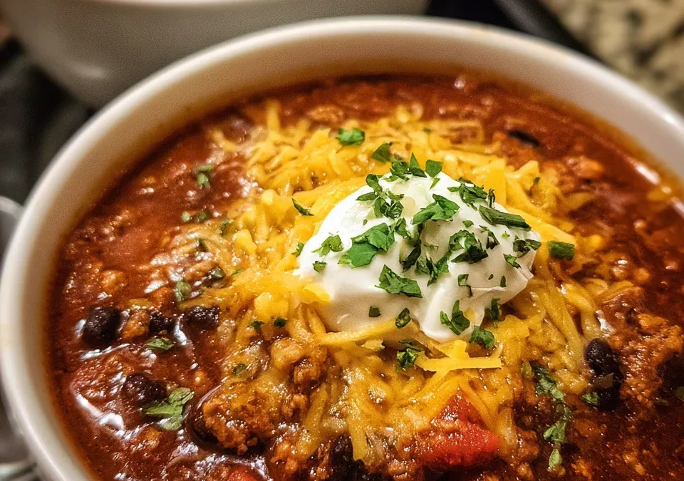 Turkey and Black Bean Chili