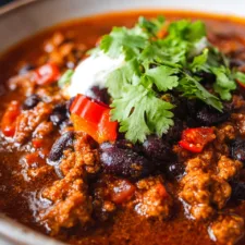 Hearty and Flavorful Turkey and Black Bean Chili Recipe: A Comforting Dish for Any Occasion