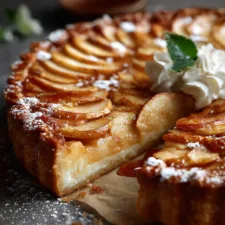 Apple Tart with Soft-Pretzel Crust Recipe