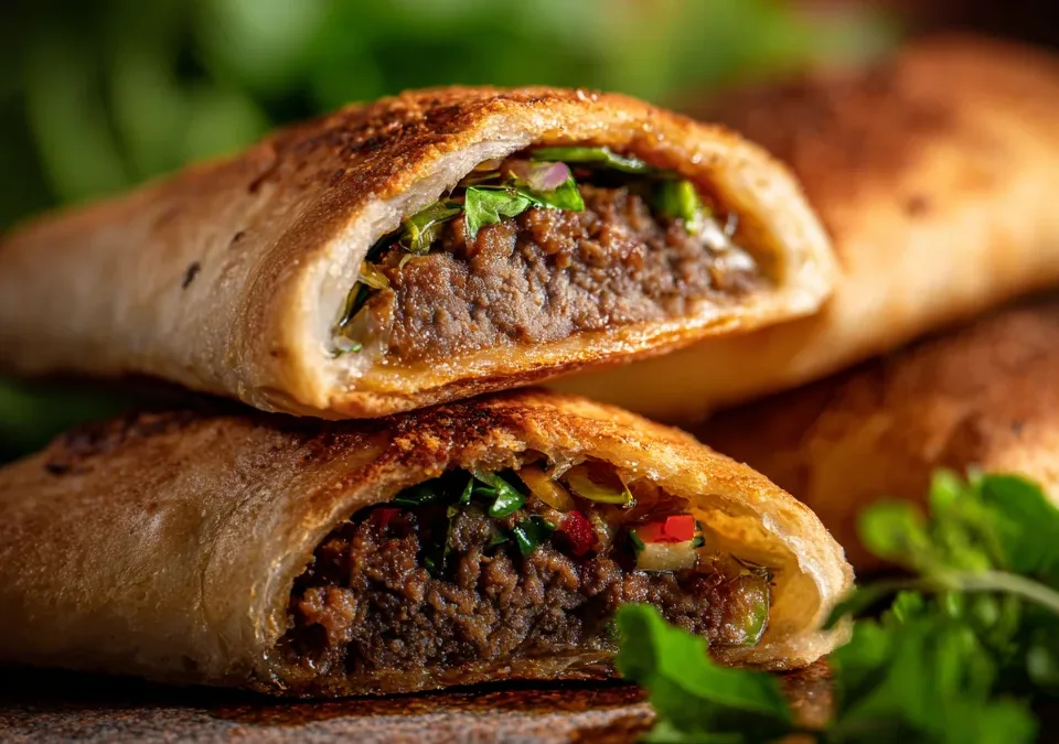 Arayes – Lebanese Meat-Stuffed Crispy Pita