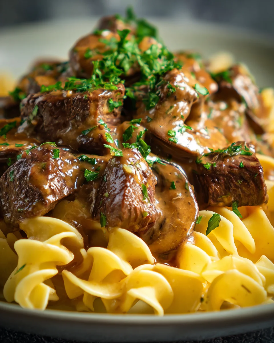 Beef Stroganoff