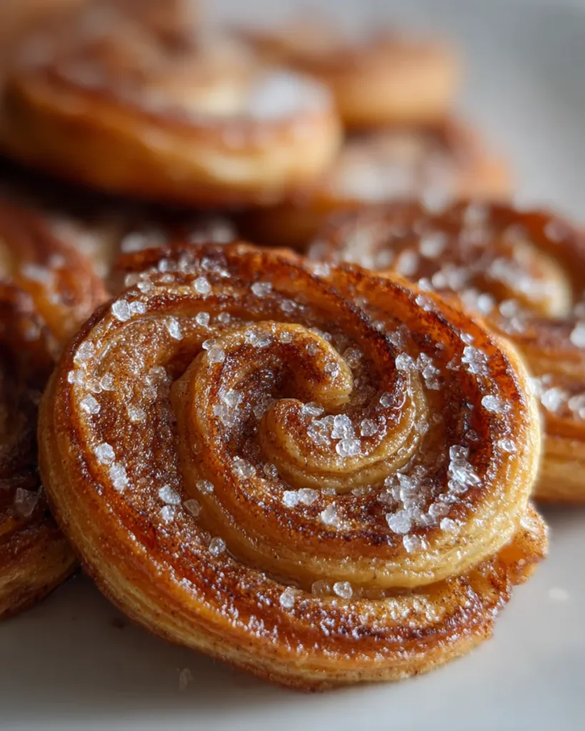 Cinnamon and Sugar Palmiers