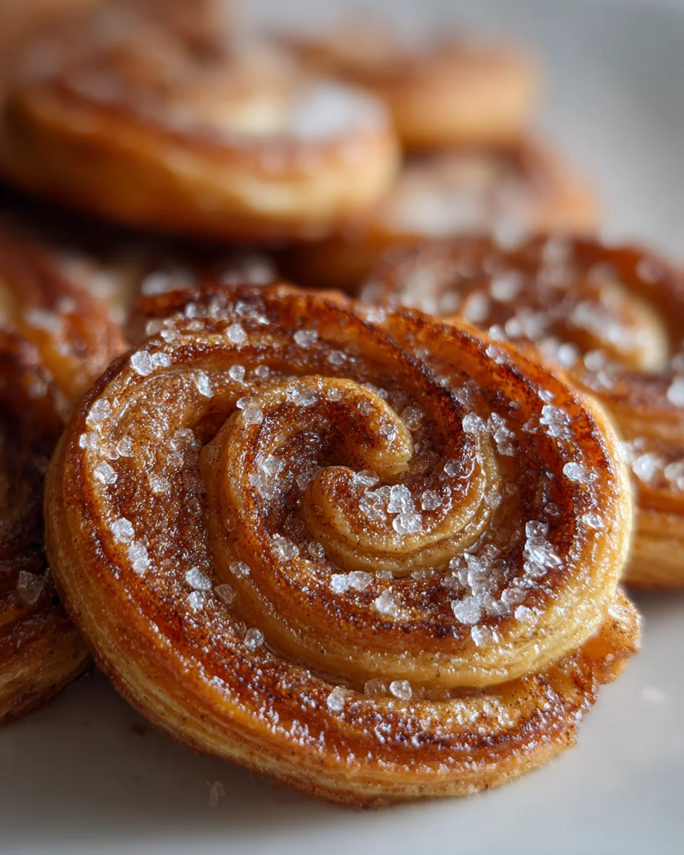 Cinnamon and Sugar Palmiers