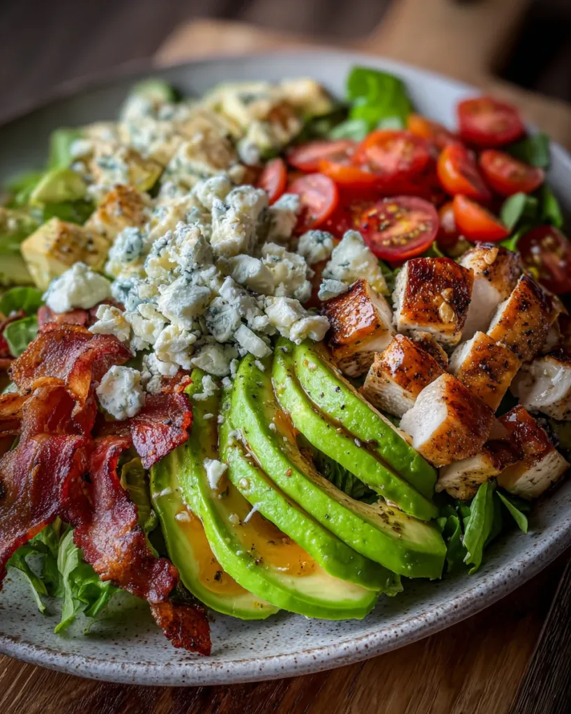 Cobb Salad with Avocado and Blue Cheese