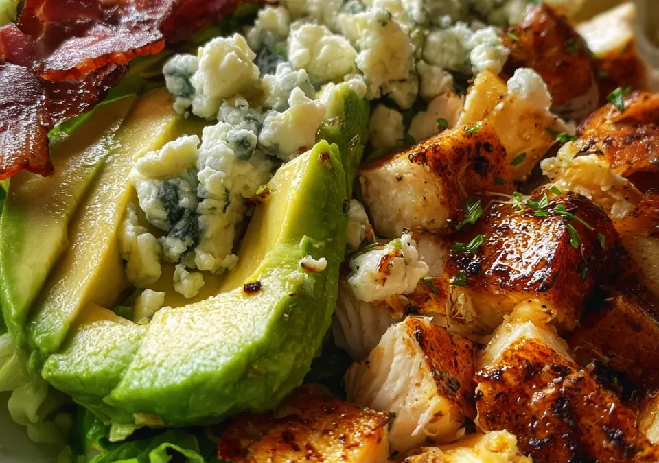 Cobb Salad with Avocado and Blue Cheese