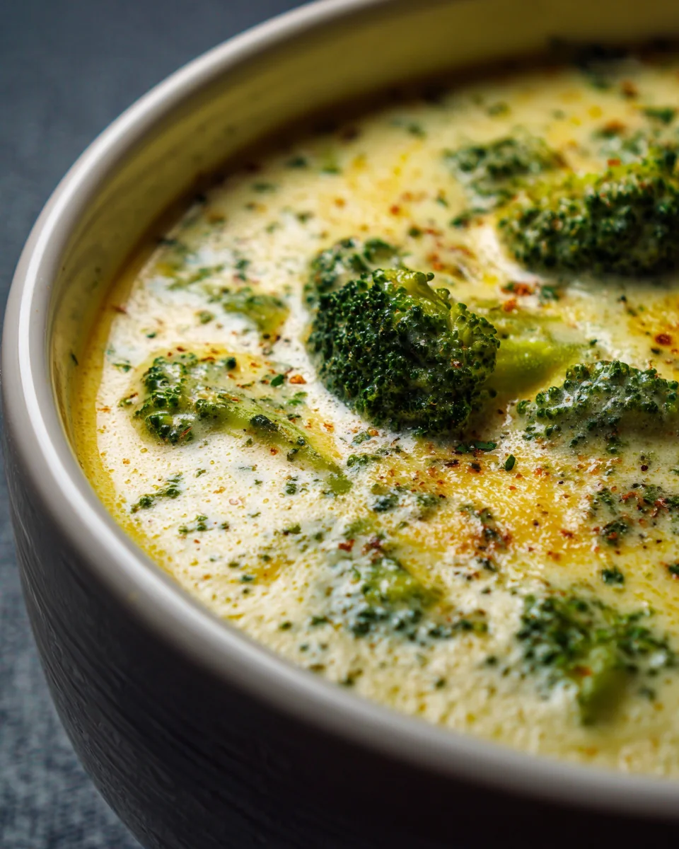 Creamy Broccoli Cheddar Soup