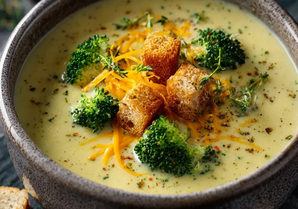 Creamy Broccoli Cheddar Soup