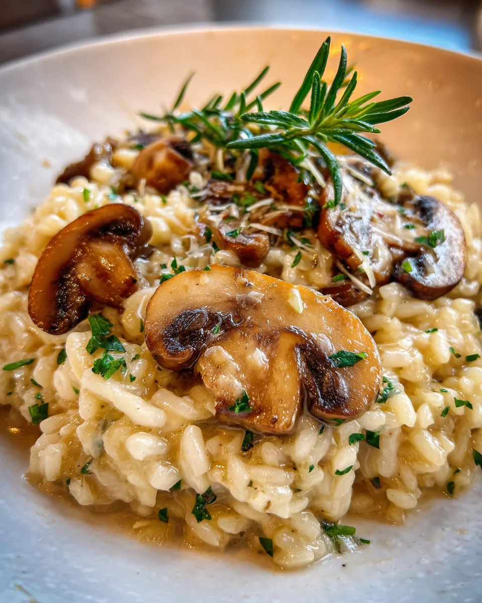 Creamy Mushroom Risotto