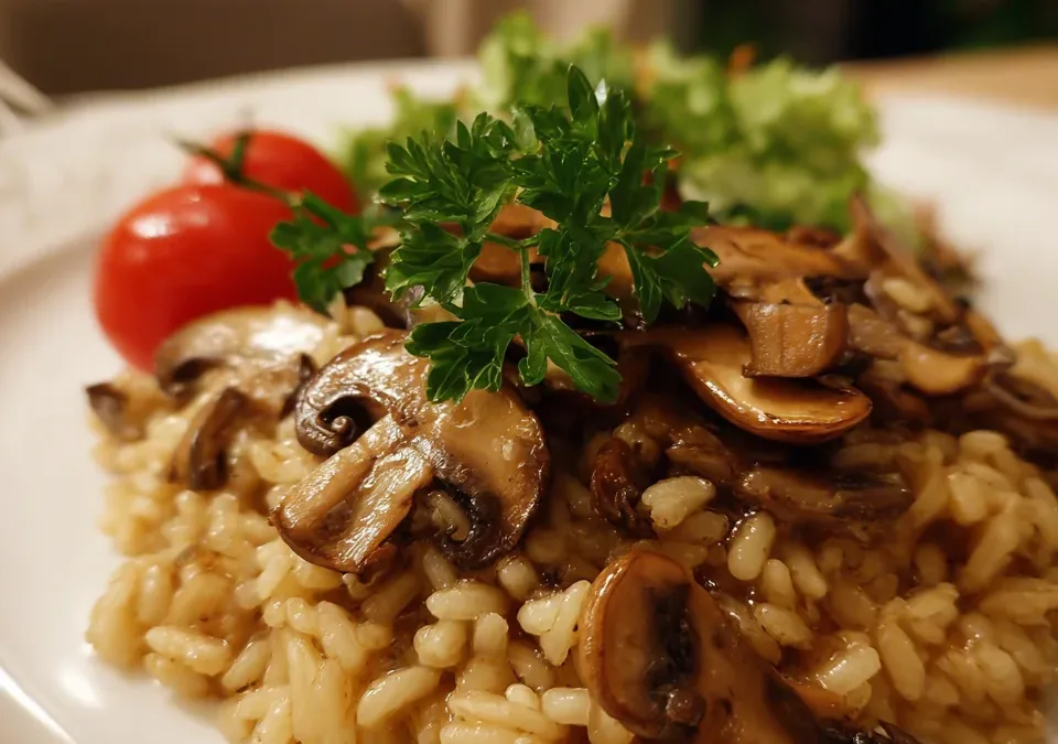 Creamy Mushroom Risotto