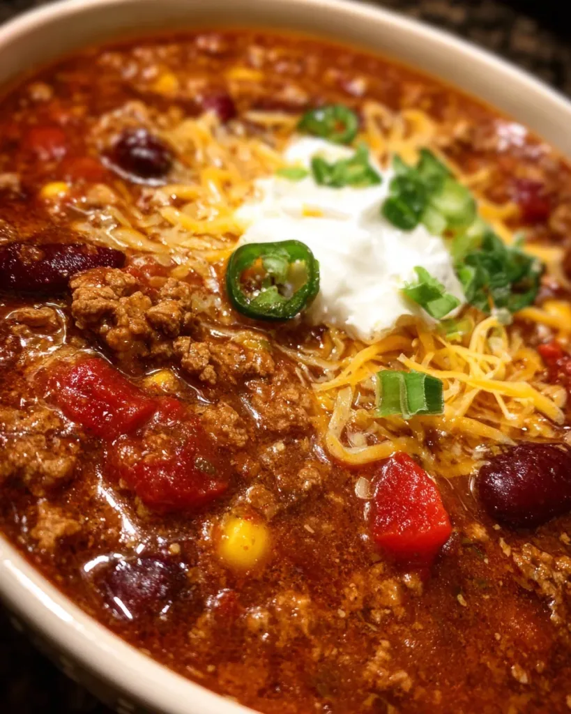 Crock Pot Turkey Chili