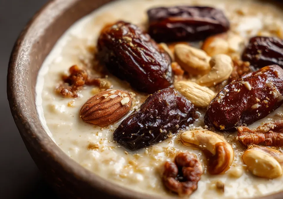 Dates and Nuts Kheer